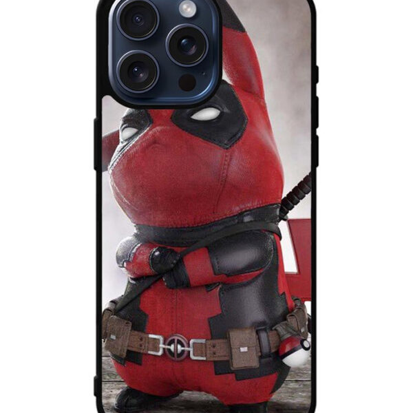 Pikachu Pokemon Deadpool iPhone 15 Pro Max Case CT1352
