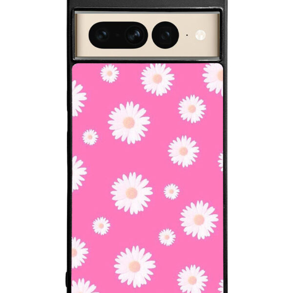 Pink Daisy Google Google Pixel 7 Pro Case CT1850