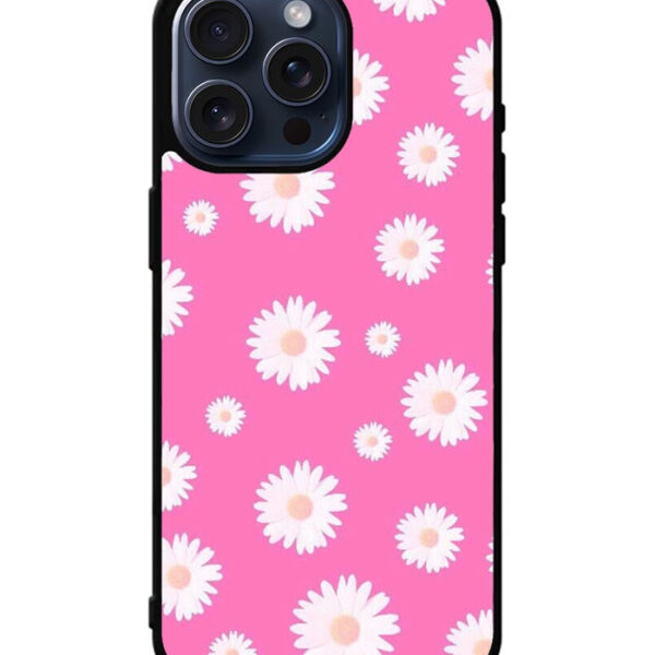 Pink Daisy iPhone 15 Pro Case CT1850