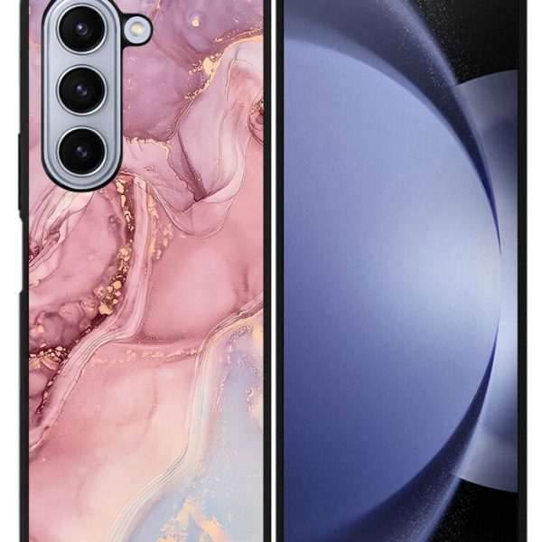 Pink Marble Samsung Galaxy Z Fold 5 2023 5G Case CT10792