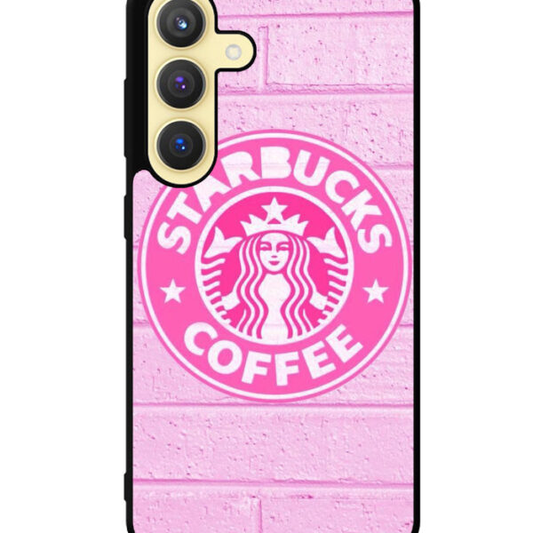 Pink Starbucks Logo Samsung Galaxy S24 Plus Case CT2917