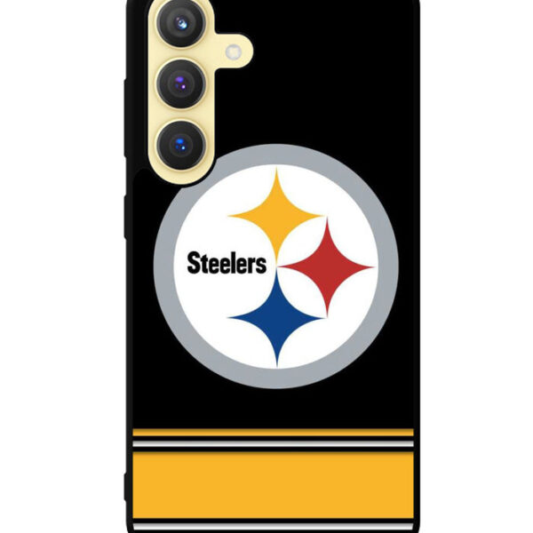 Pittsburgh steelers Logo Strip Samsung Galaxy S24 Plus Case CT2883