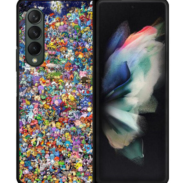 Pokemon Collage Samsung Galaxy Z Fold 3 5G CT1254