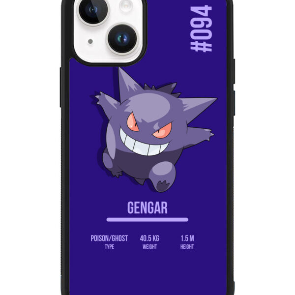 Pokemon Gengar iPhone 15 Case CT1952