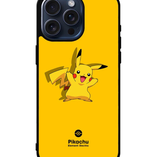 Pokemon Pikachu Anime iPhone 15 Pro Max Case CT8931