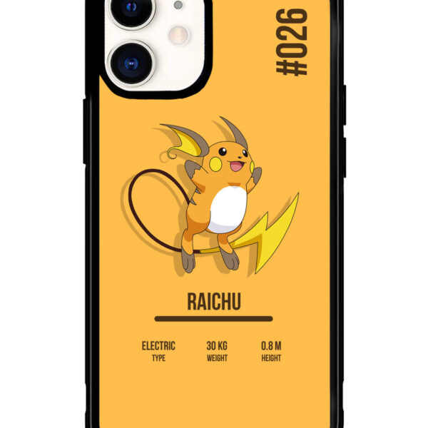 Pokemon Raichu iPhone 12 Mini Case CT5069