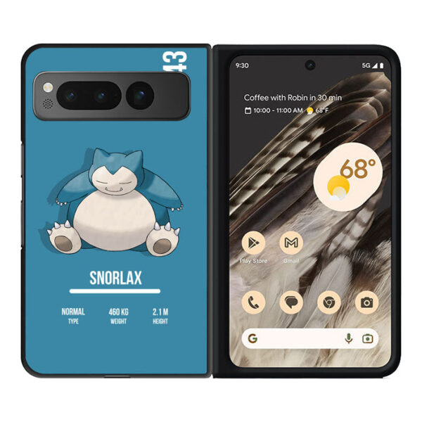 Pokemon Snorlax Google Pixel Fold CT2836