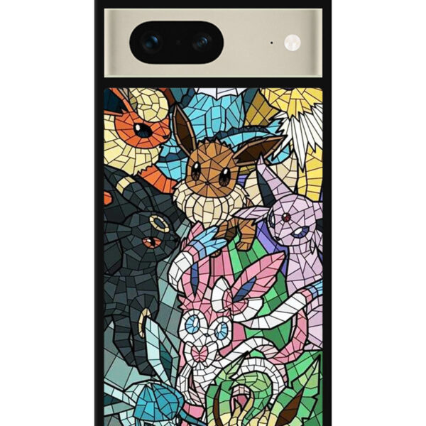 pokemon stained glass Google Pixel 7 Case CT7261
