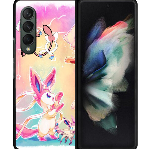 Pokemon Sylveon and Mew Google Samsung Galaxy Z Fold 3 5G CT0810