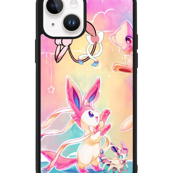 Pokemon Sylveon and Mew iPhone 15 Plus Case CT0810
