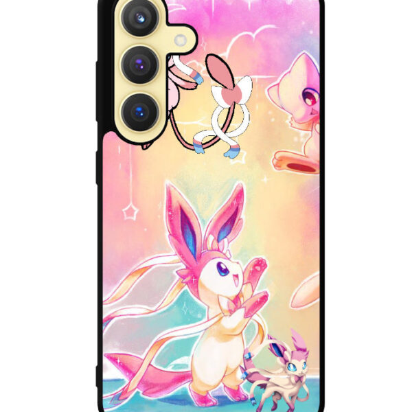 Pokemon Sylveon and Mew Samsung Galaxy S24 Plus Case CT0810