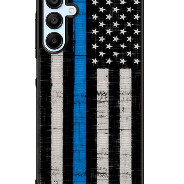 Police Blue Line Flag Samsung Galaxy A15 5G Case CT1320