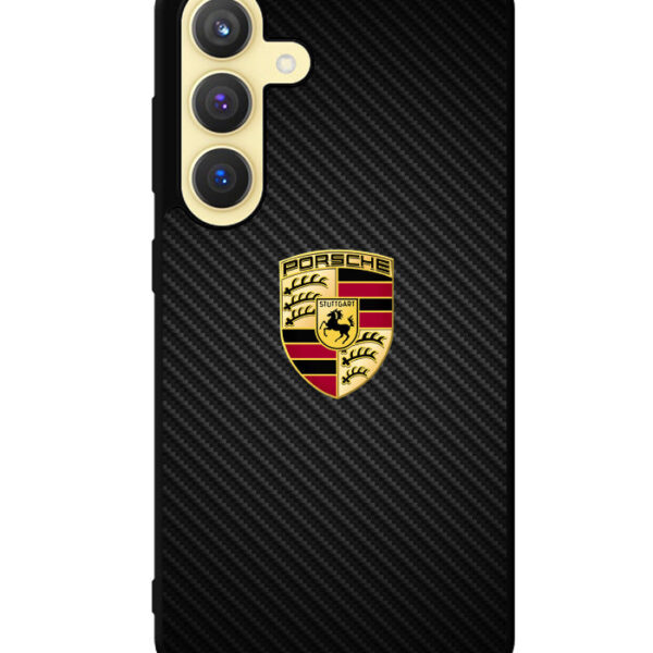 Porsche Logo Carbon Samsung Galaxy S24 Plus Case CT2846