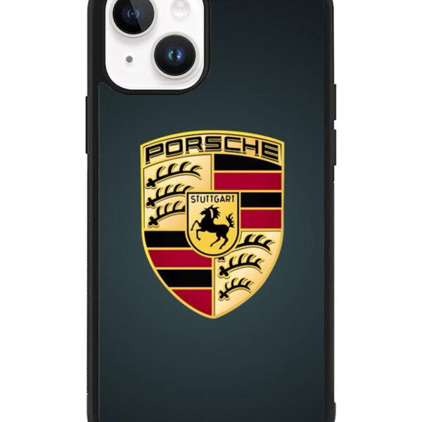 Porsche Logo Wallpaper iPhone 15 Plus Case CT0920