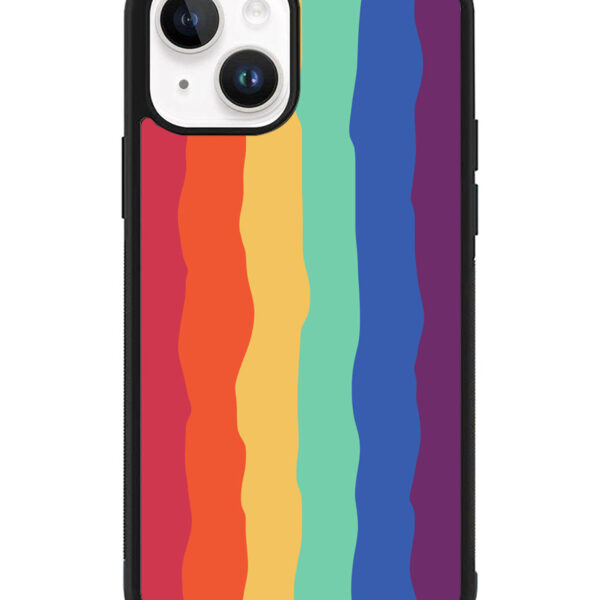 Pride Rainbow Stripes iPhone 15 Case CT8576