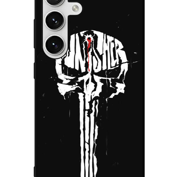 Punisher Black Samsung Galaxy S24 5G Case CT10399