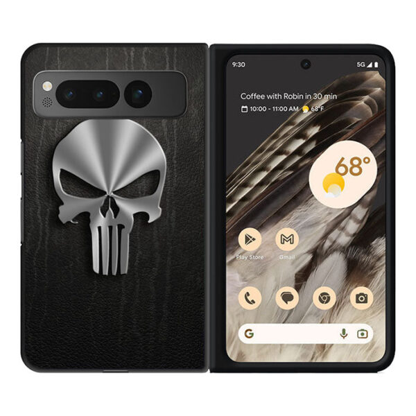 Punisher Logo 3D Google Pixel Fold CT2807