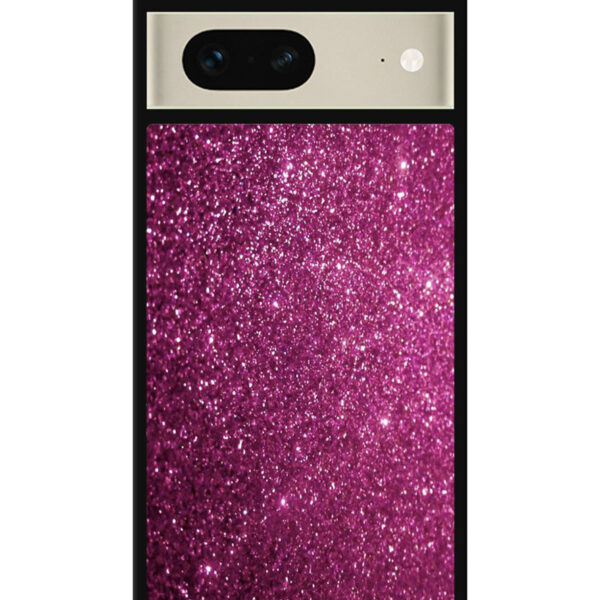 Purple Glitter Google Pixel 7 Case CT1015