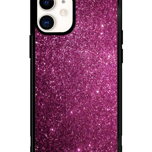 Purple Glitter iPhone 12 Case CT1015