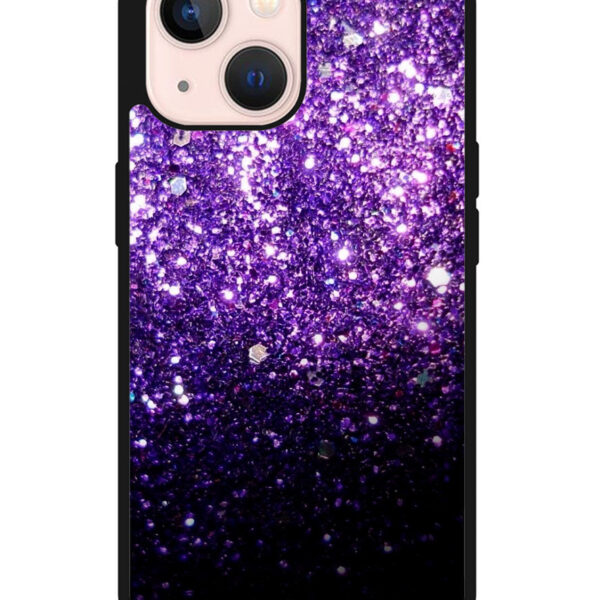 Purple Sparkling Glitter iPhone 13 Case CT1255