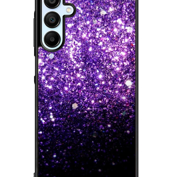 Purple Sparkling Glitter Samsung Galaxy A15 5G Case CT1255