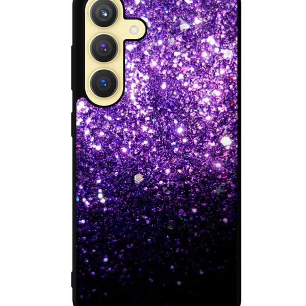 Purple Sparkling Glitter Samsung Galaxy S24 Plus Case CT1255