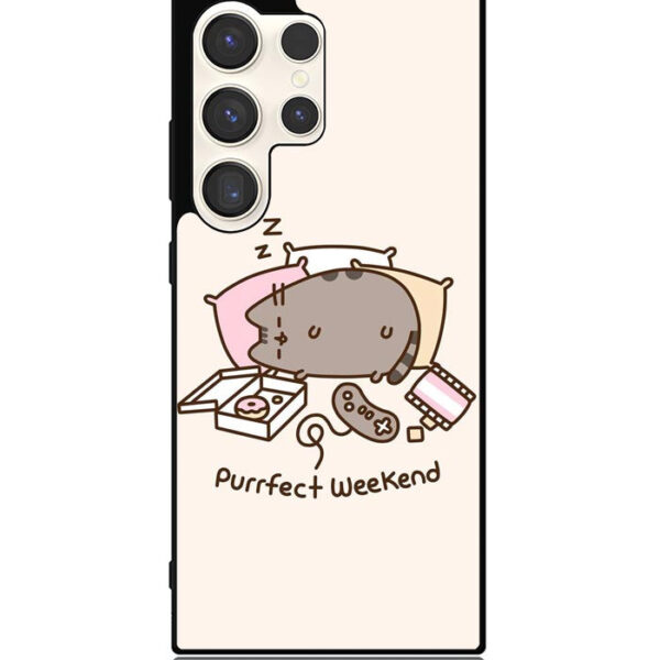 pusheen cat Samsung Galaxy S24 Ultra Case CT0483