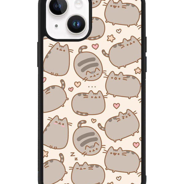Pusheen The Cat Pattern iPhone 15 Plus Case CT6950