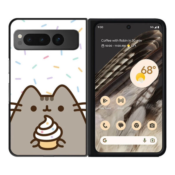 Pusheen The Cat Rainbow Cupcakes Google Pixel Fold CT2777