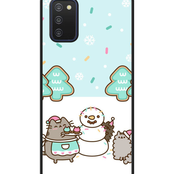 Pusheen The Cat Snow Winter Samsung Galaxy A03S Case CT5477