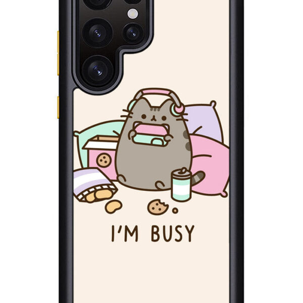 Pusheen The Cat Very Busy Samsung Galaxy S22 Ultra 5G Case CT0983