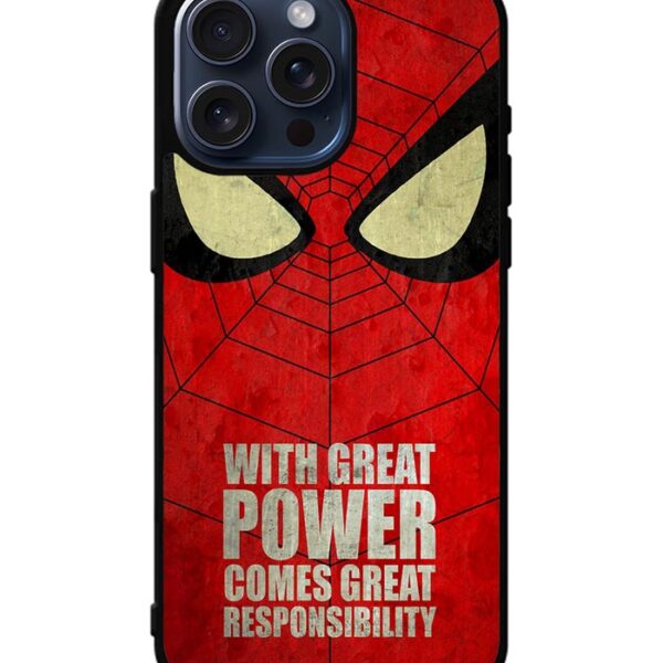 Quotes Spider-man iPhone 15 Pro Max Case CT0140