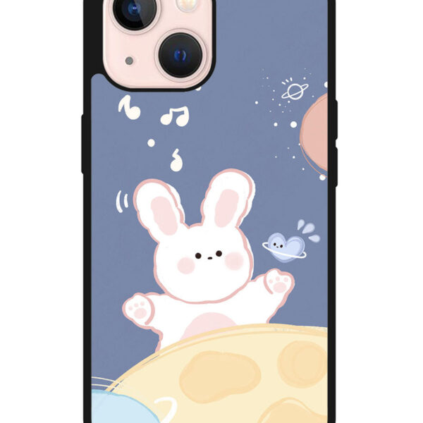Rabbit Adventure Planet iPhone 13 Mini Case CT9052