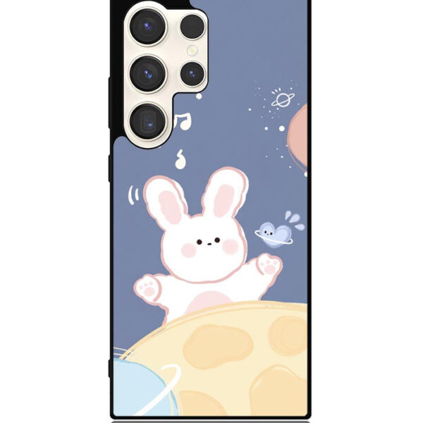 Rabbit Adventure Planet Samsung Galaxy S24 Ultra Case CT9052