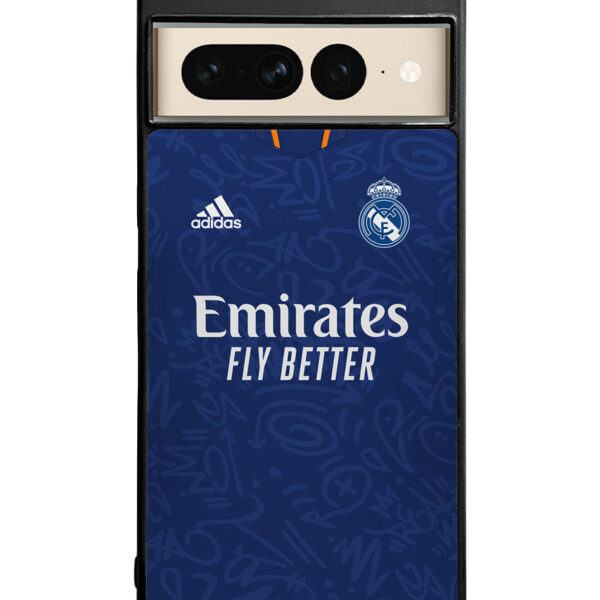 Real Madrid 2021-2022 Away Jersey Google Pixel 7 Pro Case CT8804