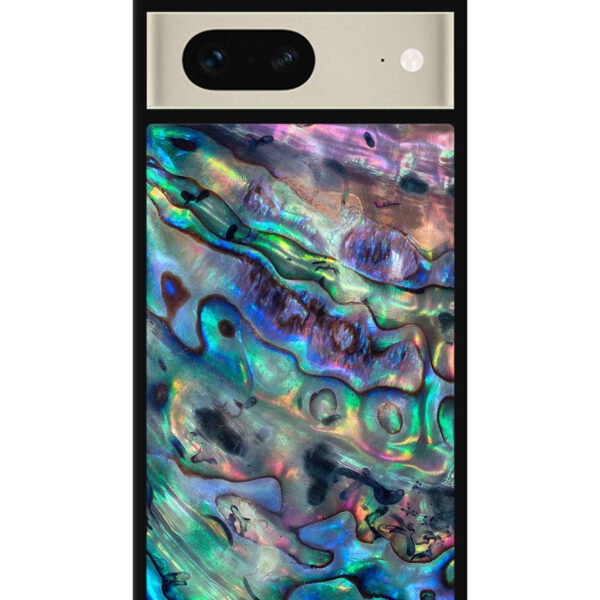 Red And Silver Abalone Google Pixel 7 Case CT5471