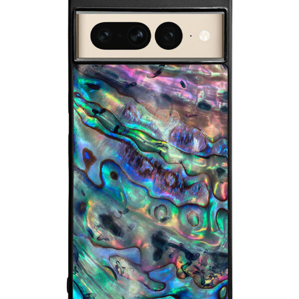 Red And Silver Abalone Google Pixel 7 Pro Case CT5471