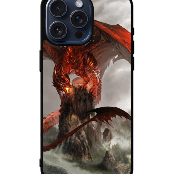 red dragon Wallpaper iPhone 15 Pro Max Case CT1768