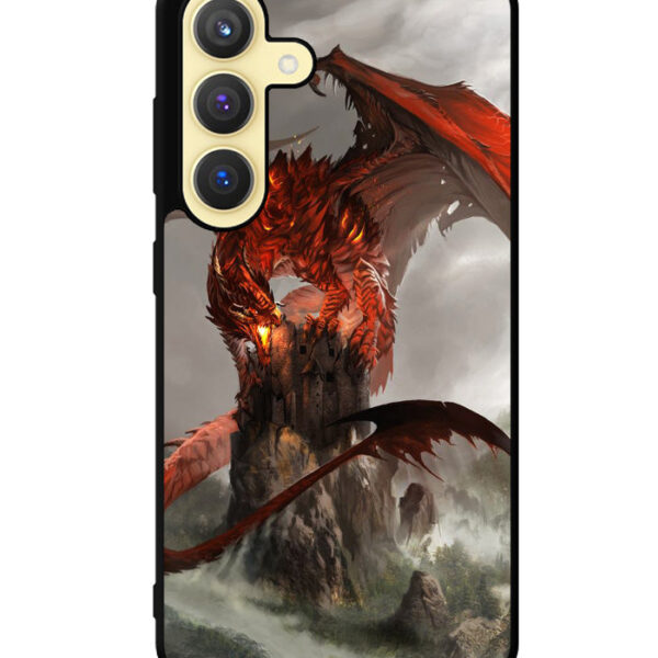 red dragon Wallpaper Samsung Galaxy S24 Plus Case CT1768