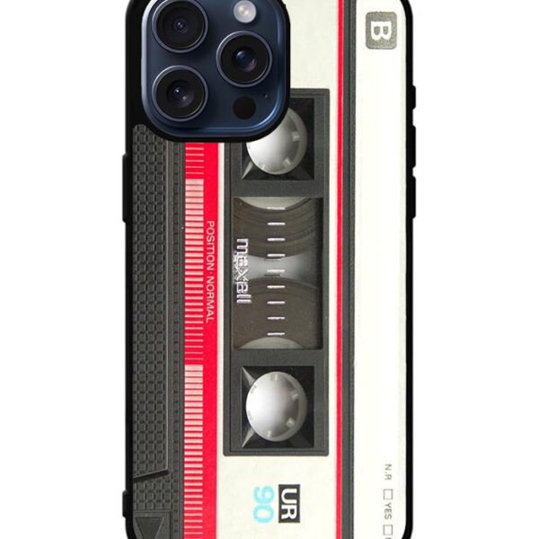 Retro Cassette Tape iPhone 15 Pro Max Case CT0219