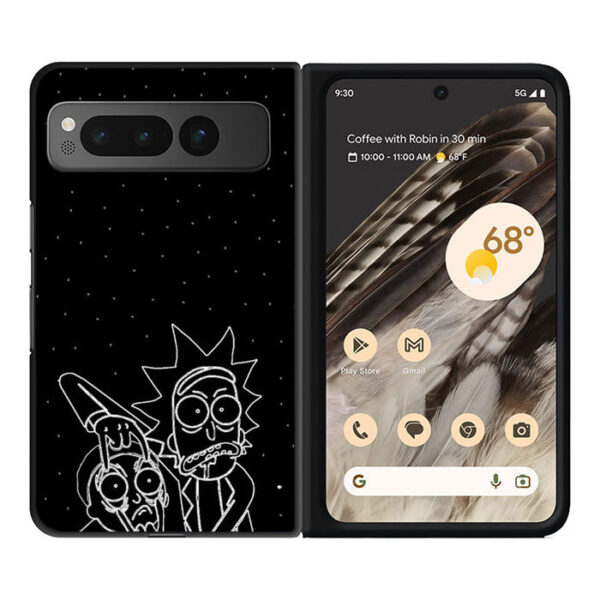 rick and morty art Google Pixel Fold CT0475