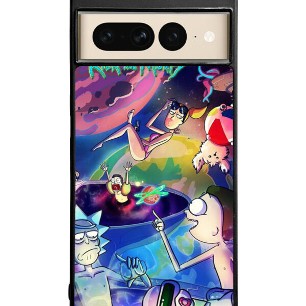 rick and morty fan art Google Google Pixel 7 Pro Case CT1631