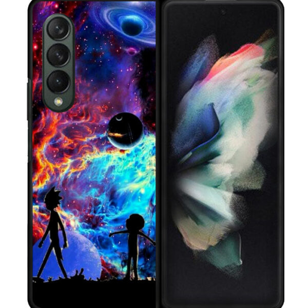 Rick and Morty Flat Google Samsung Galaxy Z Fold 3 5G CT1370