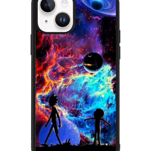 Rick and Morty Flat iPhone 15 Case CT1370