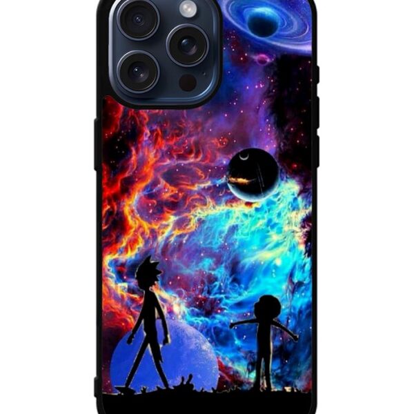 Rick and Morty Flat iPhone 15 Pro Max Case CT1370