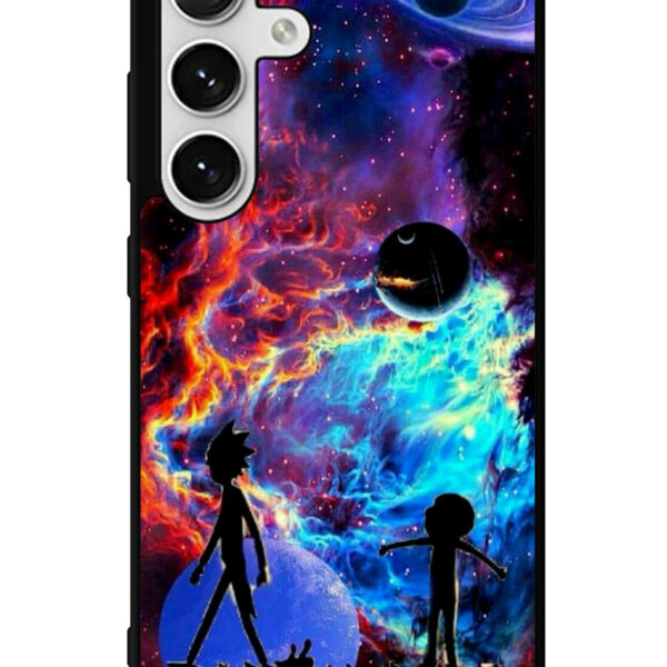 Rick and Morty Flat Samsung Galaxy S24 5G Case CT1370