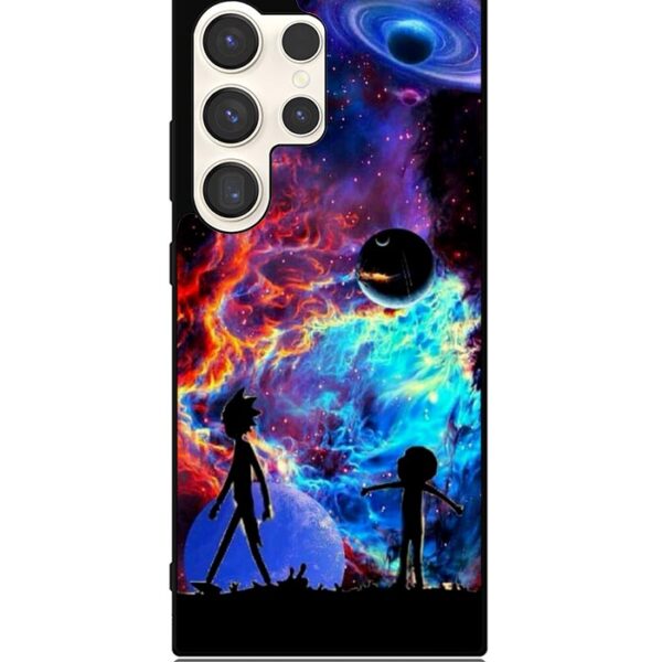 Rick and Morty Flat Samsung Galaxy S24 Ultra Case CT1370