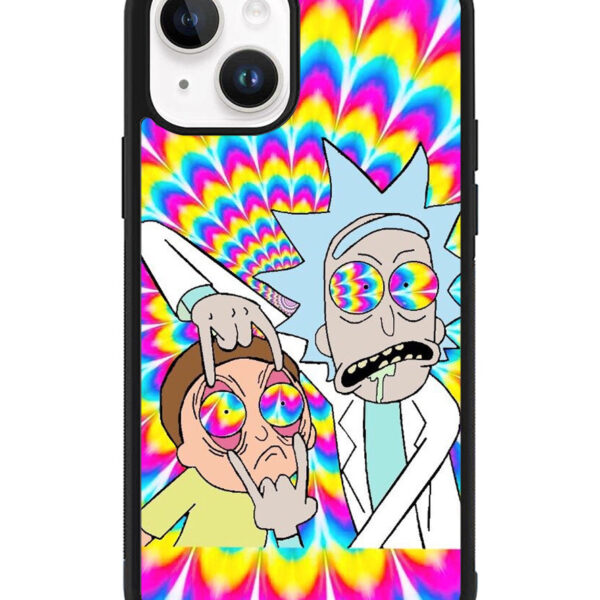 Rick and Morty streaked iPhone 15 Plus Case CT0090