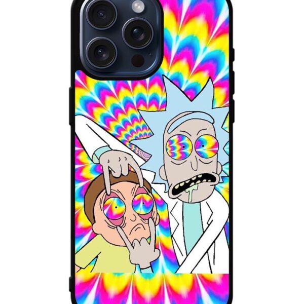 Rick and Morty streaked iPhone 15 Pro Max Case CT0090