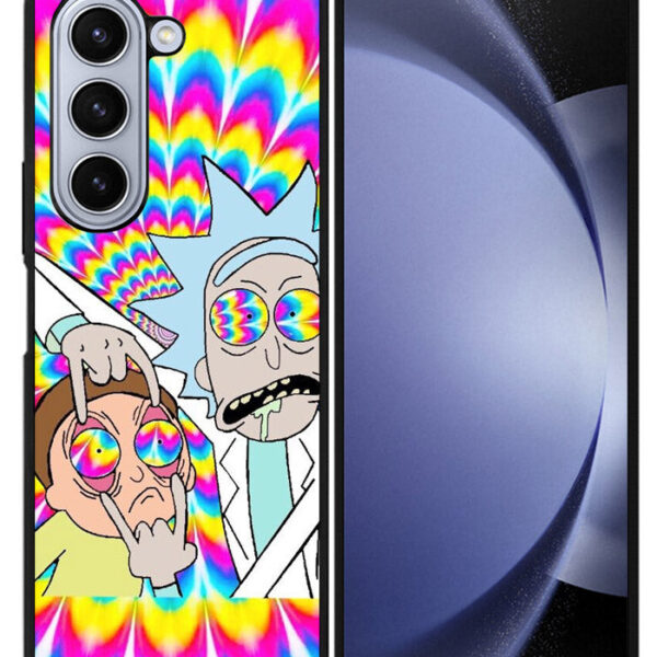 Rick and Morty streaked Samsung Galaxy Z Fold 5 2023 5G Case CT0090